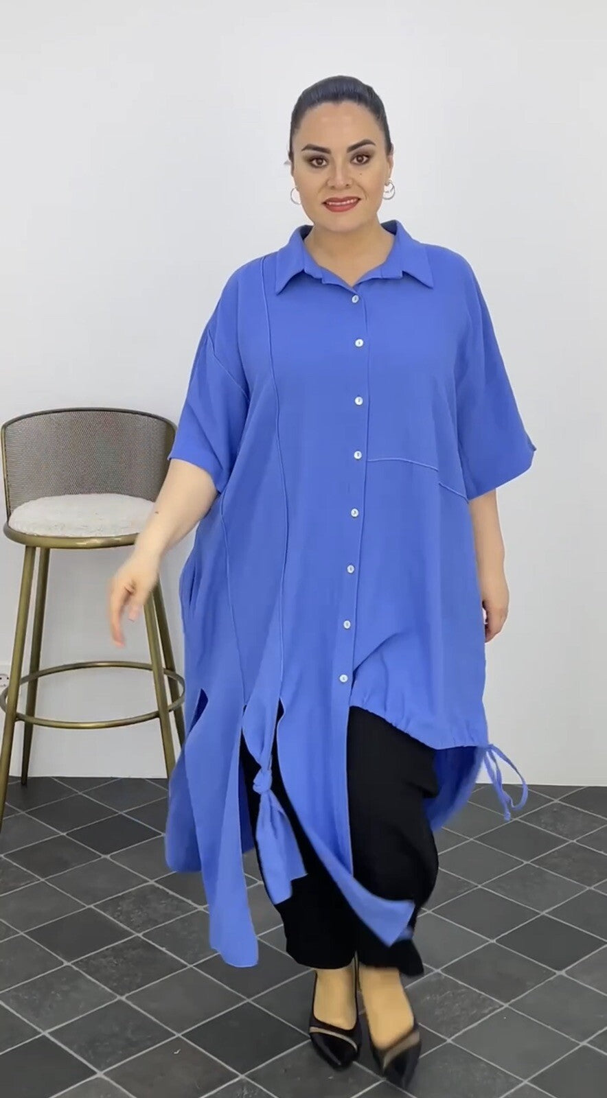 Darkwin Women’s Plus Size Oversized Tunic 22/1 | Made in Turkey Stylish