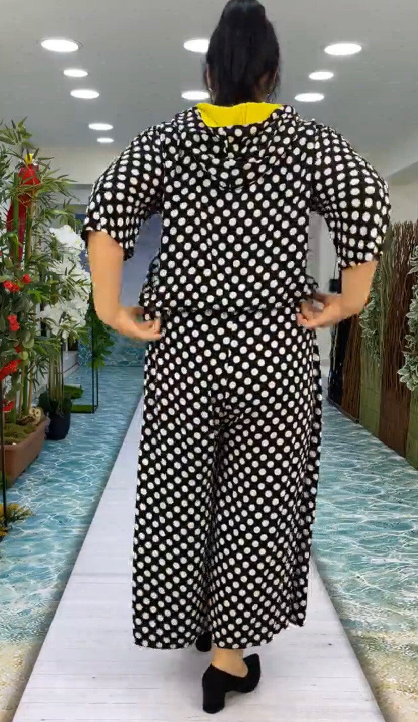 Darkwin Women’s 2-Piece Suit, Sz 2XL Palazzo Pants & Hooded Top Turkey