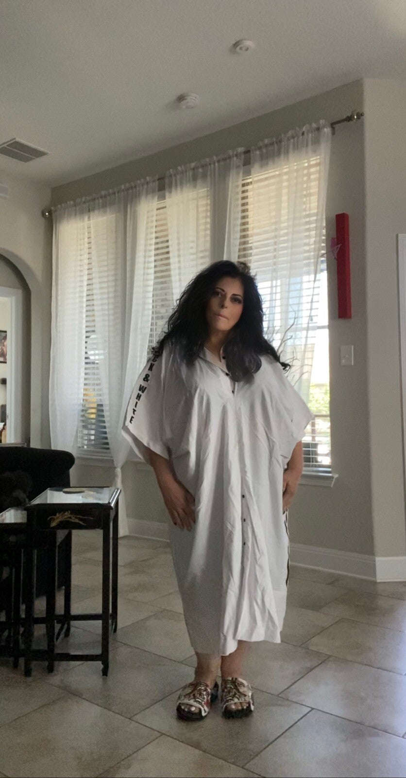 TW3 White Oversized Shirt Dress Plus Size 18/1 Made in Turkey