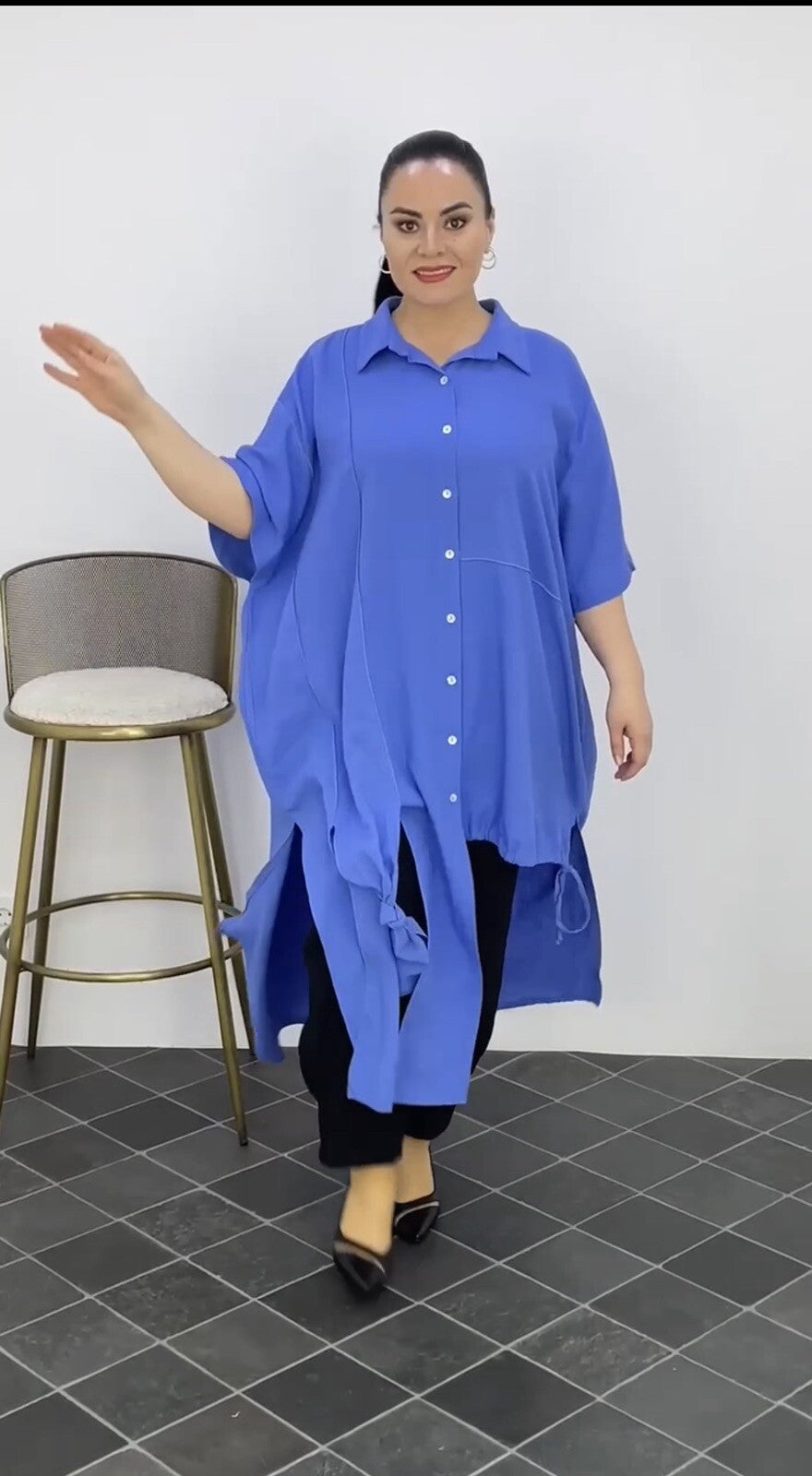 Darkwin Women’s Plus Size Oversized Tunic 22/1 | Made in Turkey Stylish