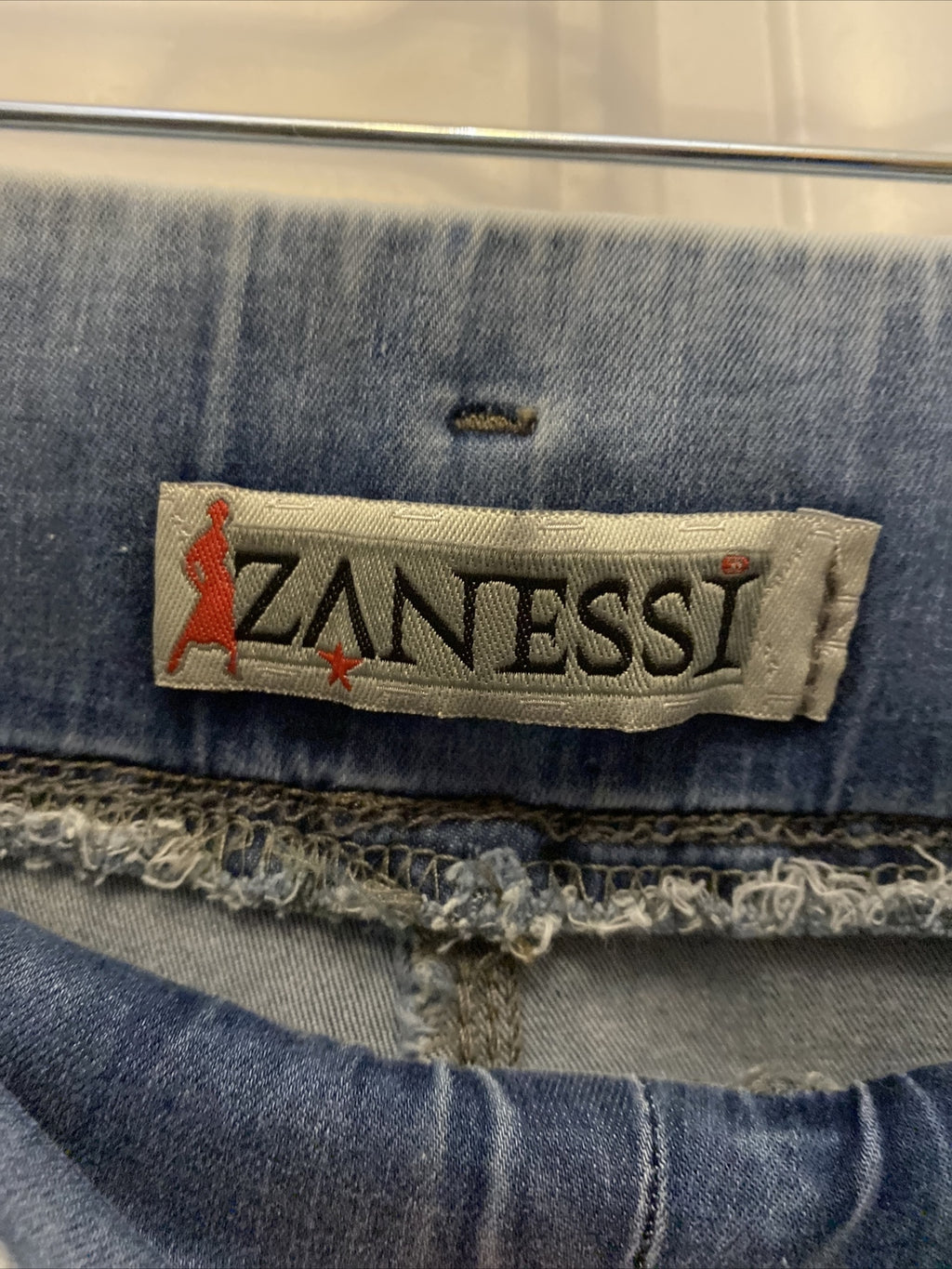 🛍️ Title:SALE!!!! Zanessi Jeans Sz 24, Crystal Tiger Design, Made In Turkey