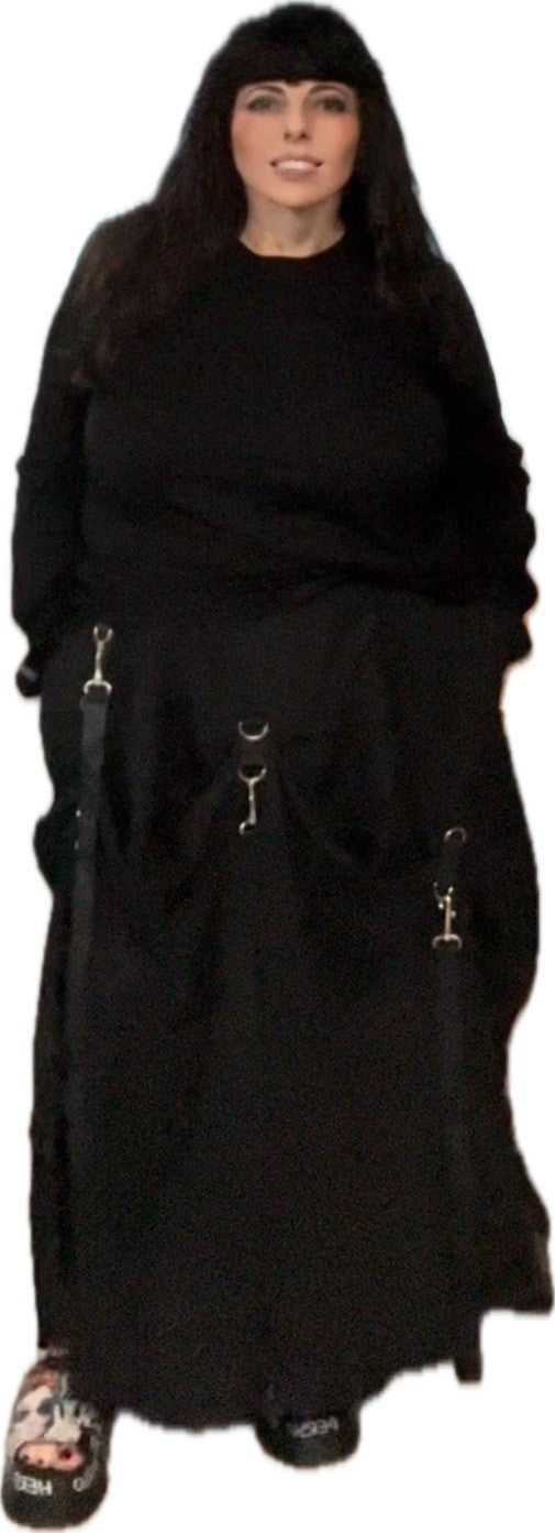 Alyans Black Asymmetrical Top Sz 20/3 Made In Turkey