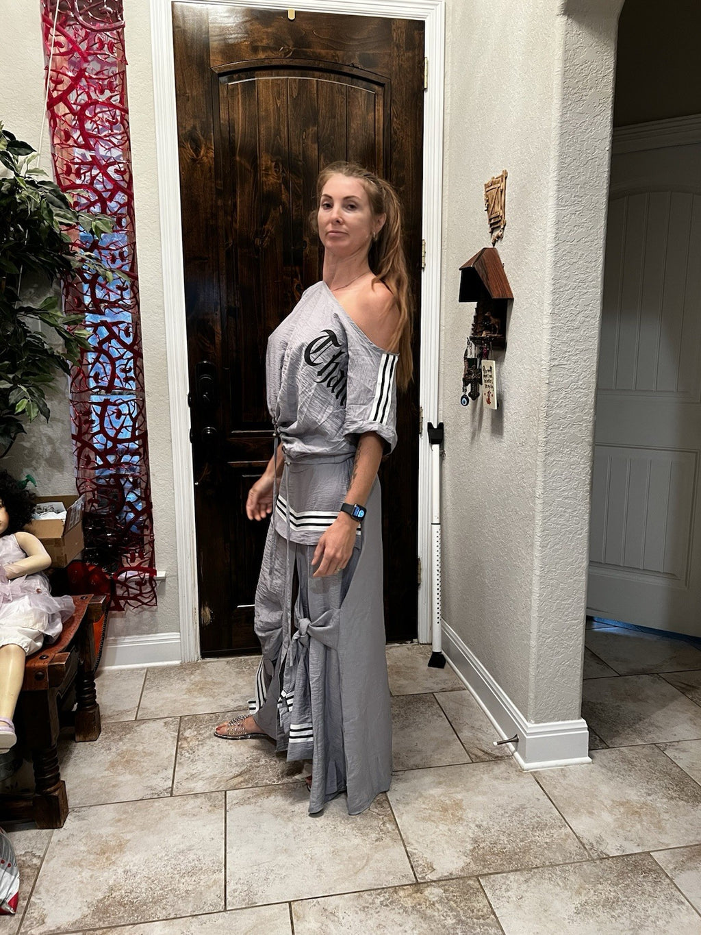 Bukezy Summer 2pc Set, Off Shoulder Top & Maxi Skirt, Sz M Turkey