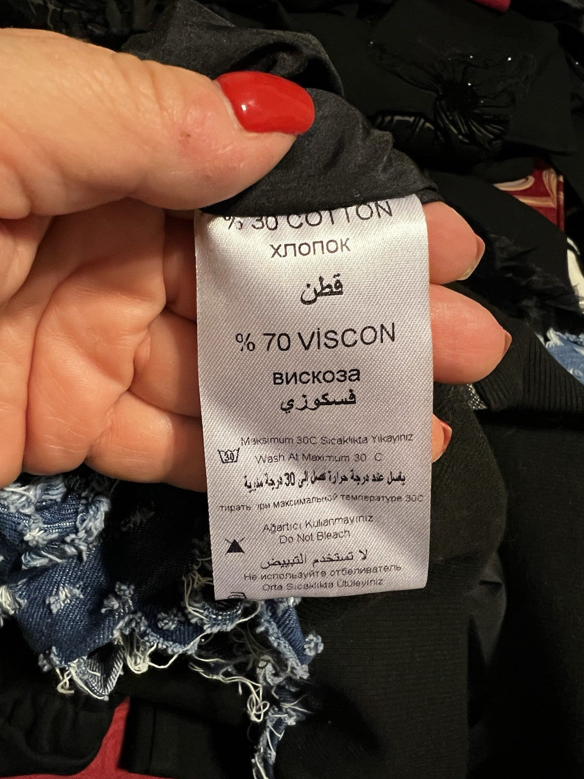 H4 short oversized jacket, denim & black, sz 12/38, made in Turkey