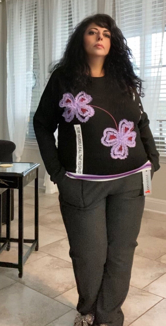 Zanessi Gray Pants Sz 20/54 Slim Fit Stretch Side Panel Made In Turkey