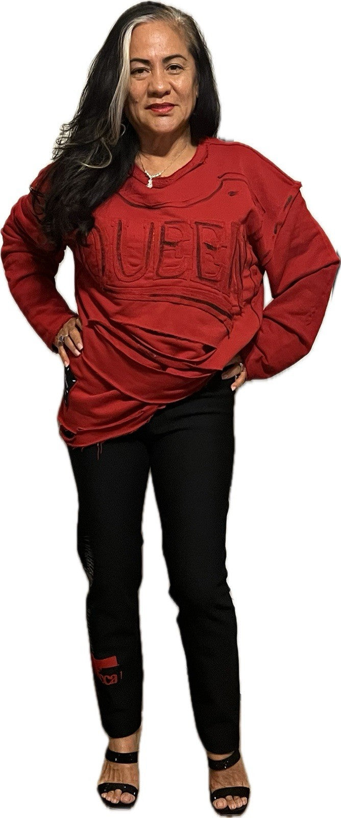 Punk Queen Women’s Plus Size Top XL | Made in Turkey Elegant Tunic Casual Wear