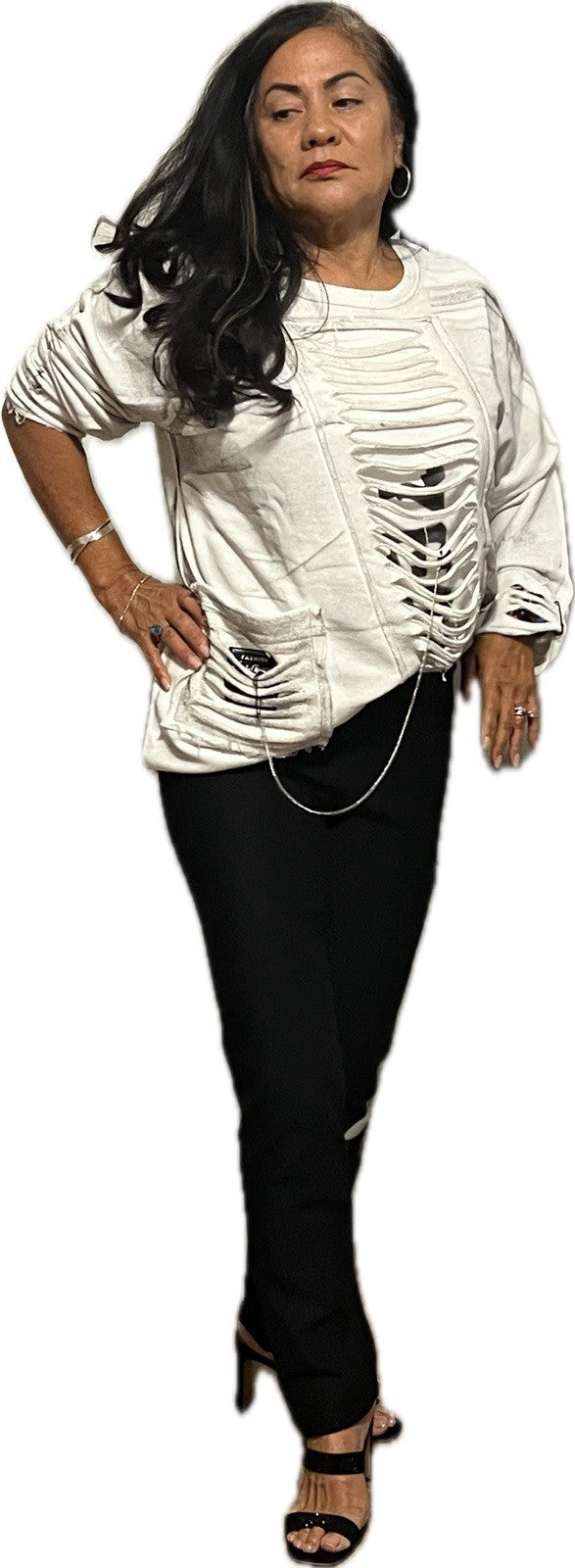 Punk Queen Women’s Plus Size Top XL | Made in Turkey Elegant Tunic Casual Wear