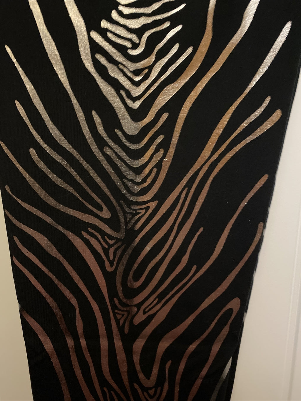 Darkwin Metallic Print Leggings Sz XL (18–20) Made in Turkey