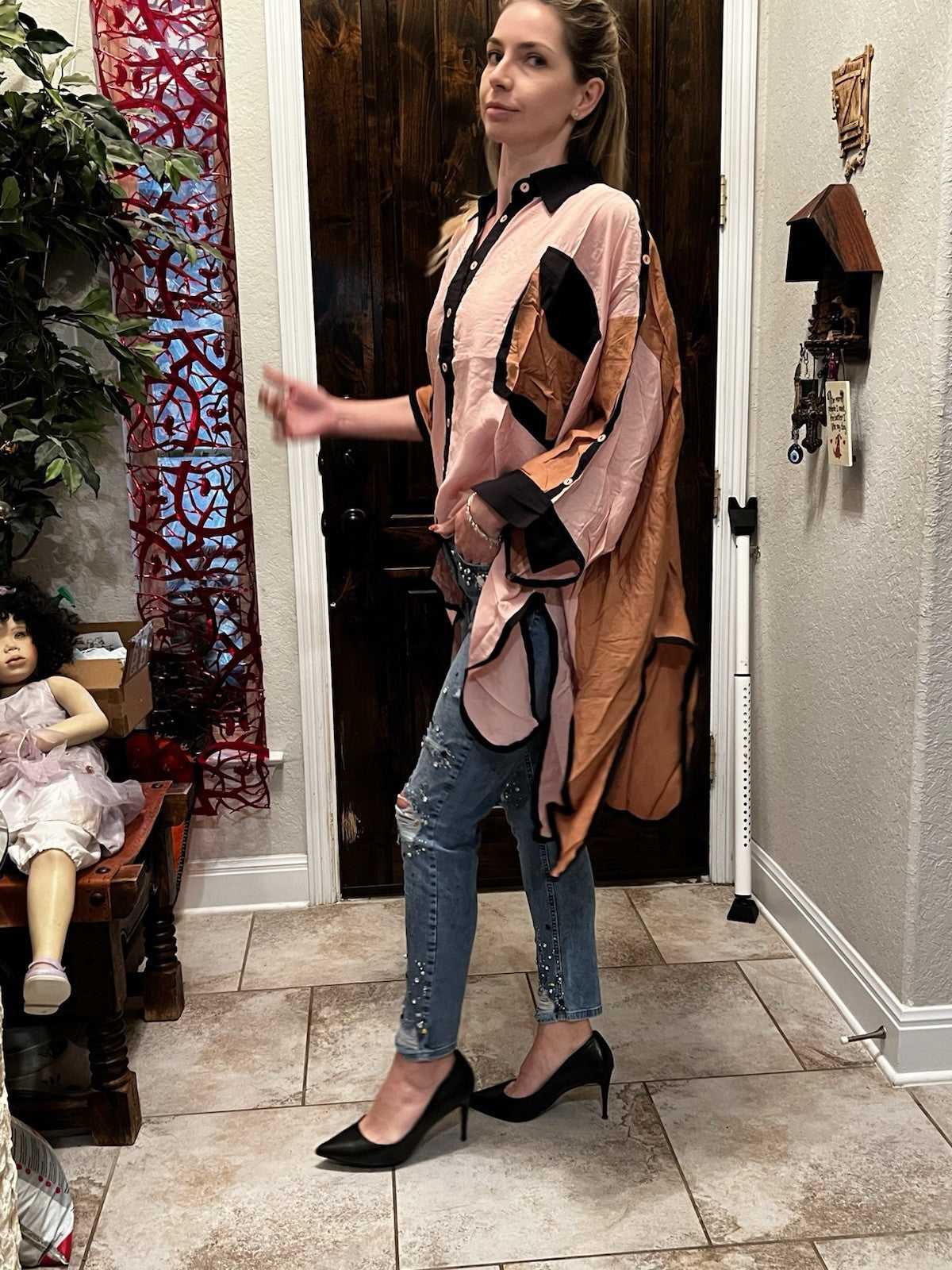H4 Tunic, One Size. Made In Turkey