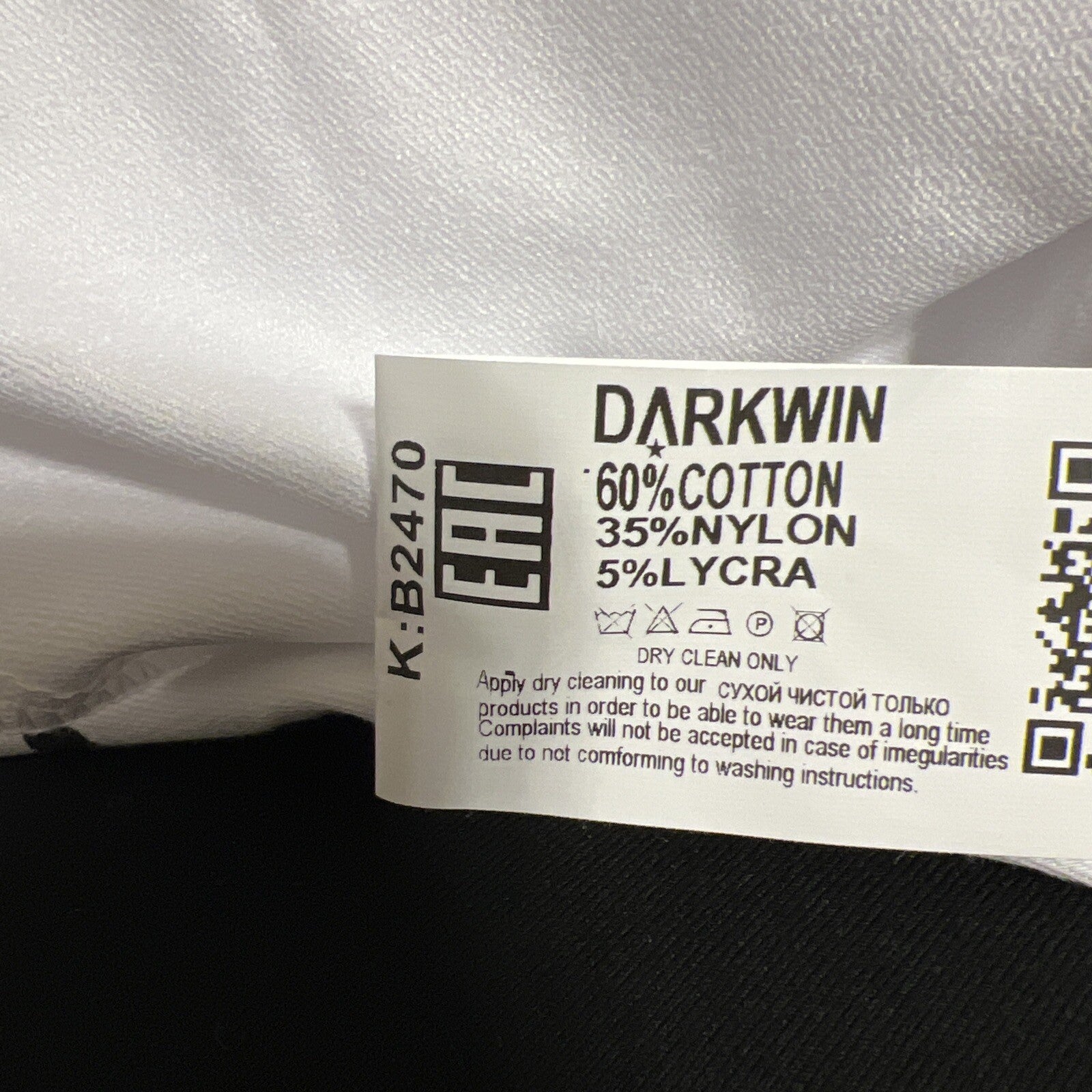 Darkwin Jacket So 18/2. Made In Turkey