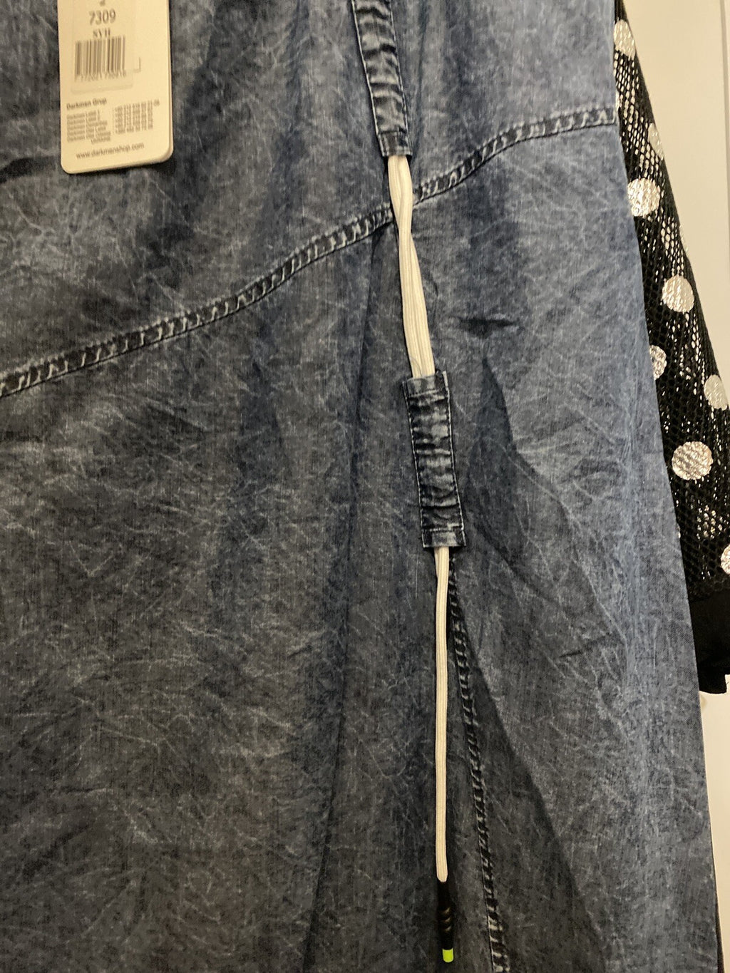 Darkwin Asymmetrical Denim Harem Pants Sz 2XL Made In Turkey