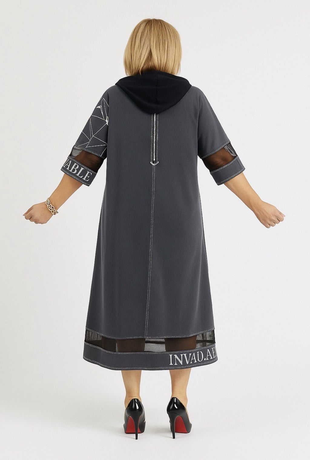M’De Pompadur Women’s Plus Size Dress 20/4 | Made in Turkey Elegant