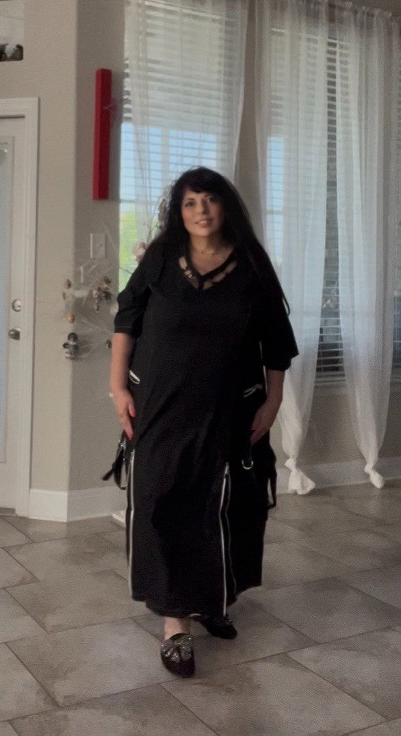 M’De Pompadur Women’s Plus Size Dress 20/2 | Made in Turkey Elegant