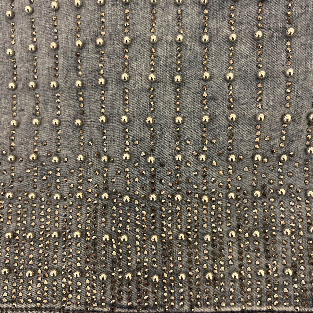 💎 Zanessi Sparkle Wide Leg Jeans Sz 24/56 Turkish Design