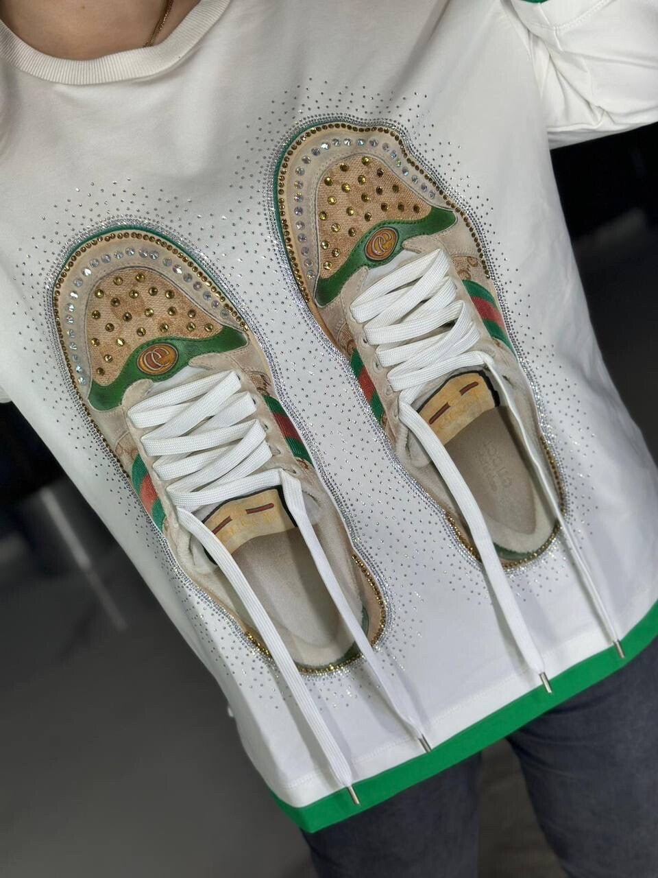 LaMaxx Sneaker Graphic White Top Sz 20/3 Made In Turkey