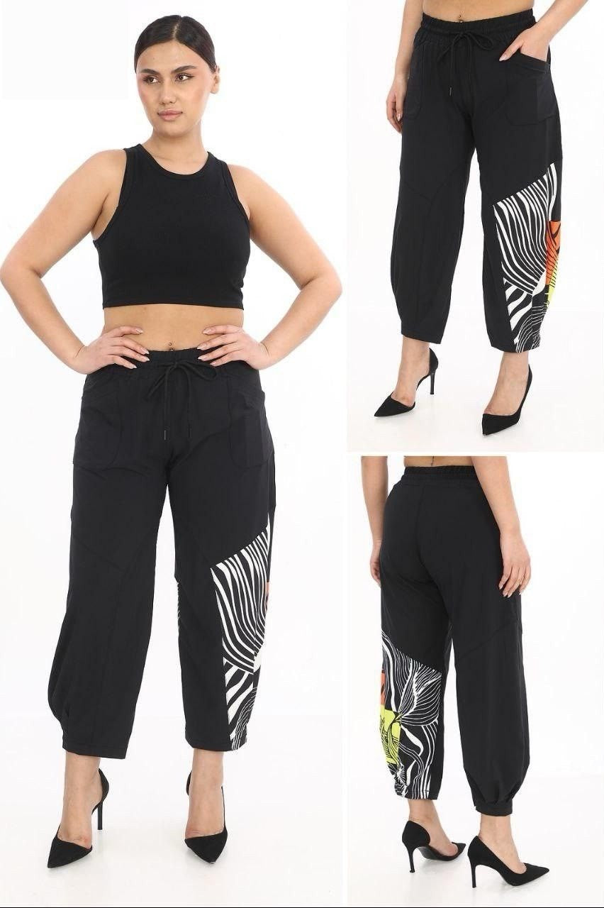 Selly Women’s  Pants 8/44 | Made in Turkey Casual Stretch Trousers