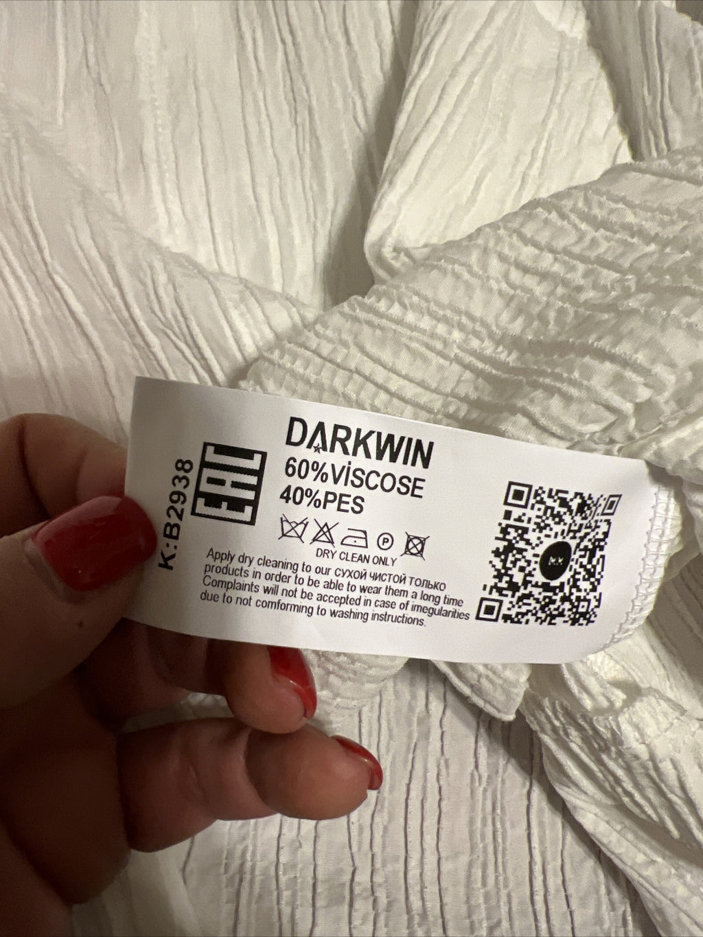 Sale!!!! Darkwin Blouse Sz 22/1. Made In Turkey