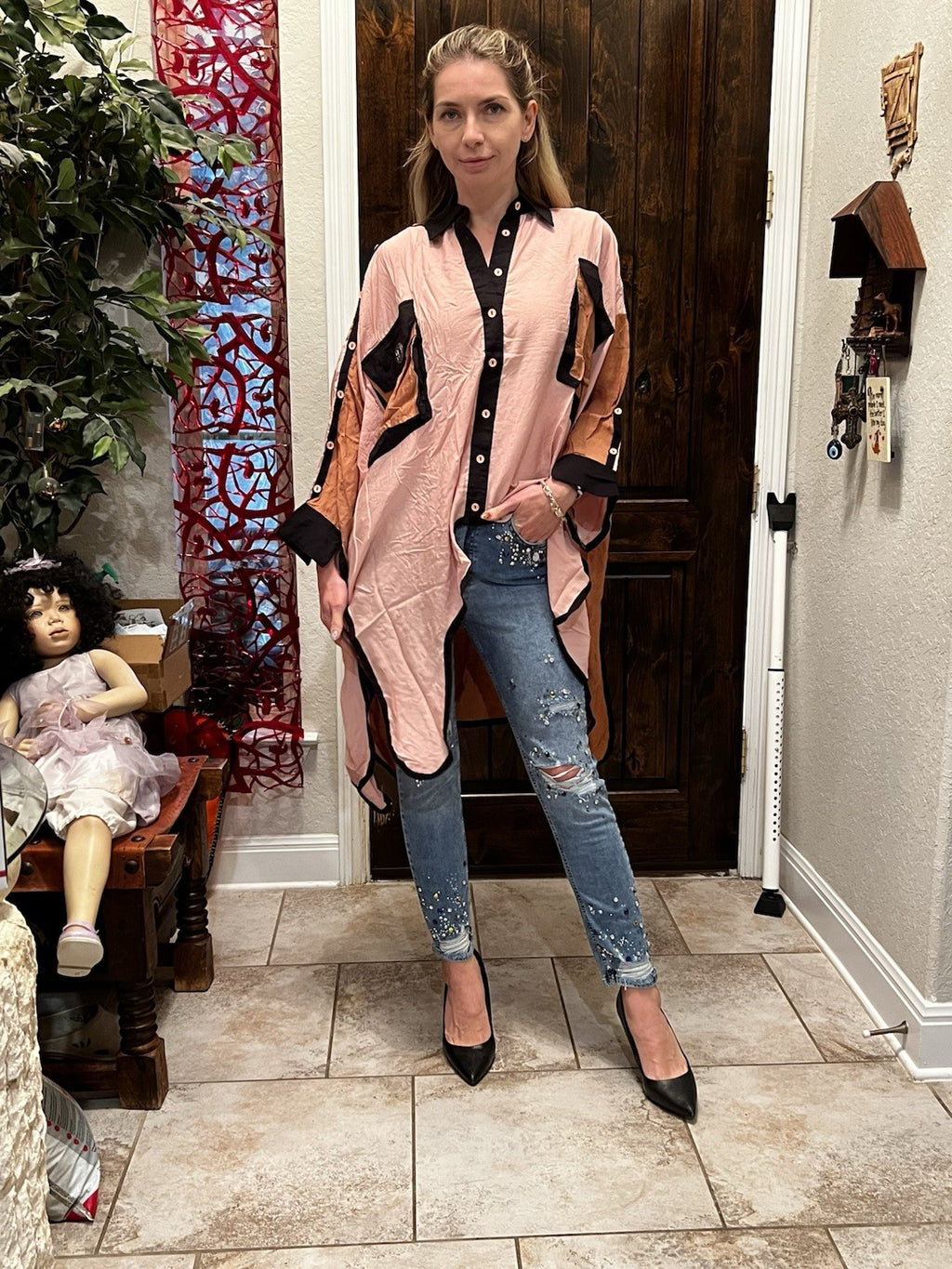 H4 Tunic, One Size. Made In Turkey